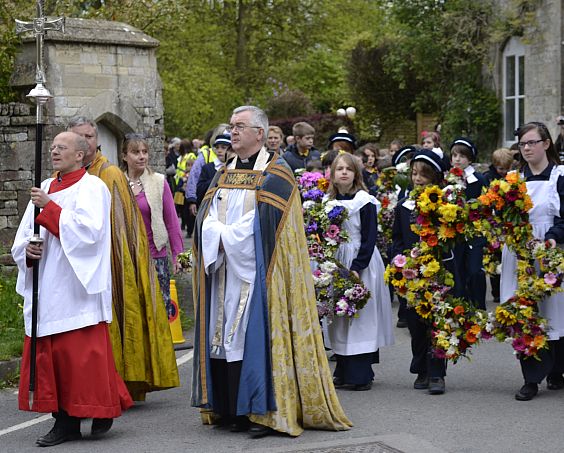 How the Ascension Day parade looks in the 21st Century.